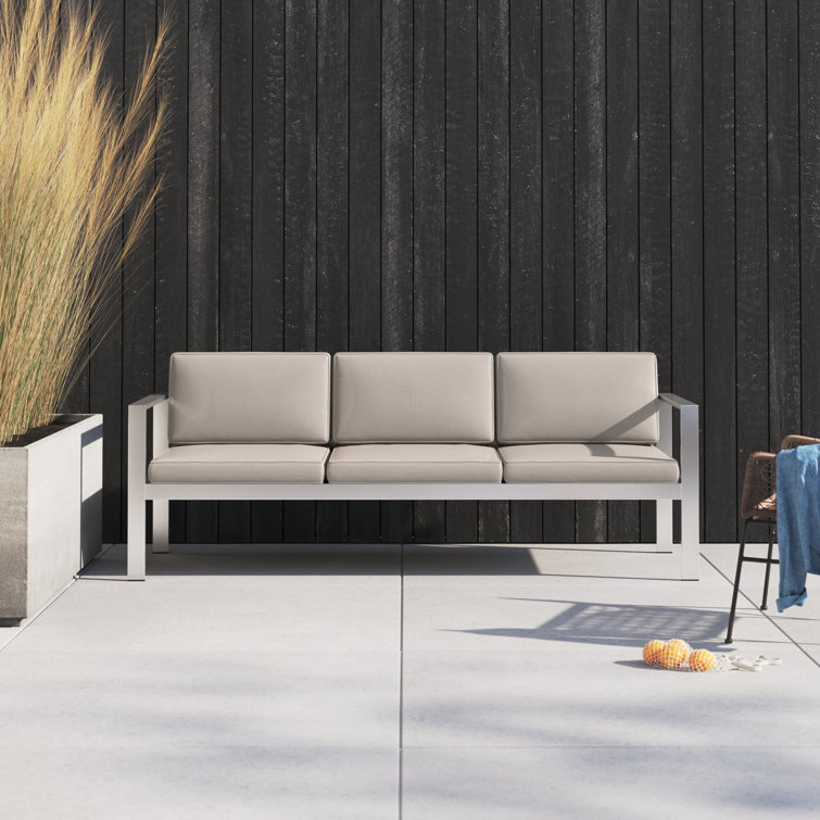 Tarrence 79'' Metal Outdoor Sofa AllModern